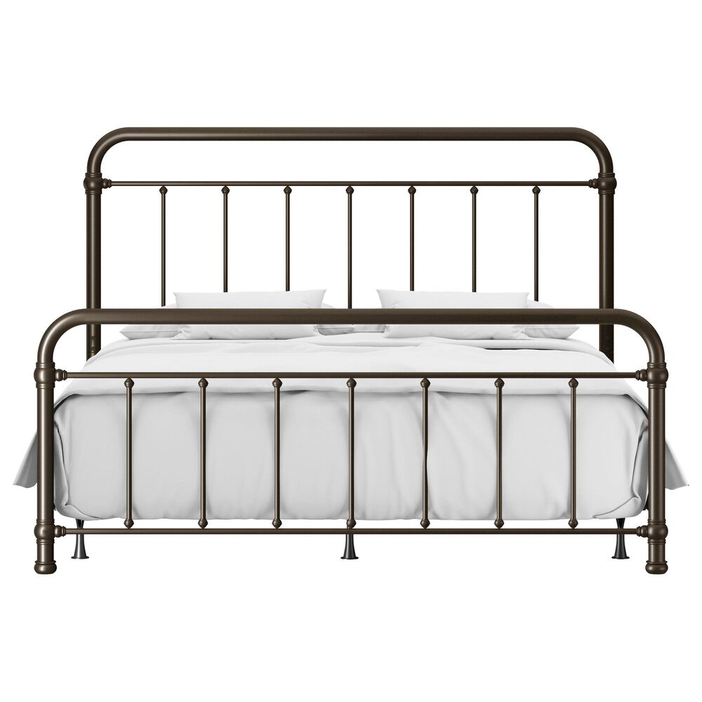 Richlands Furniture Kirkland King Slat Metal Bed in Dark Bronze, , large