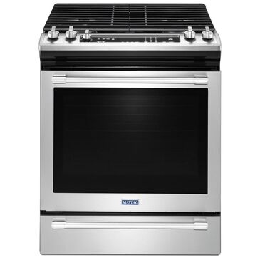 Maytag 5.8 Cu. Ft. Slide-In Gas Range with True Convection in Stainless Steel, , large