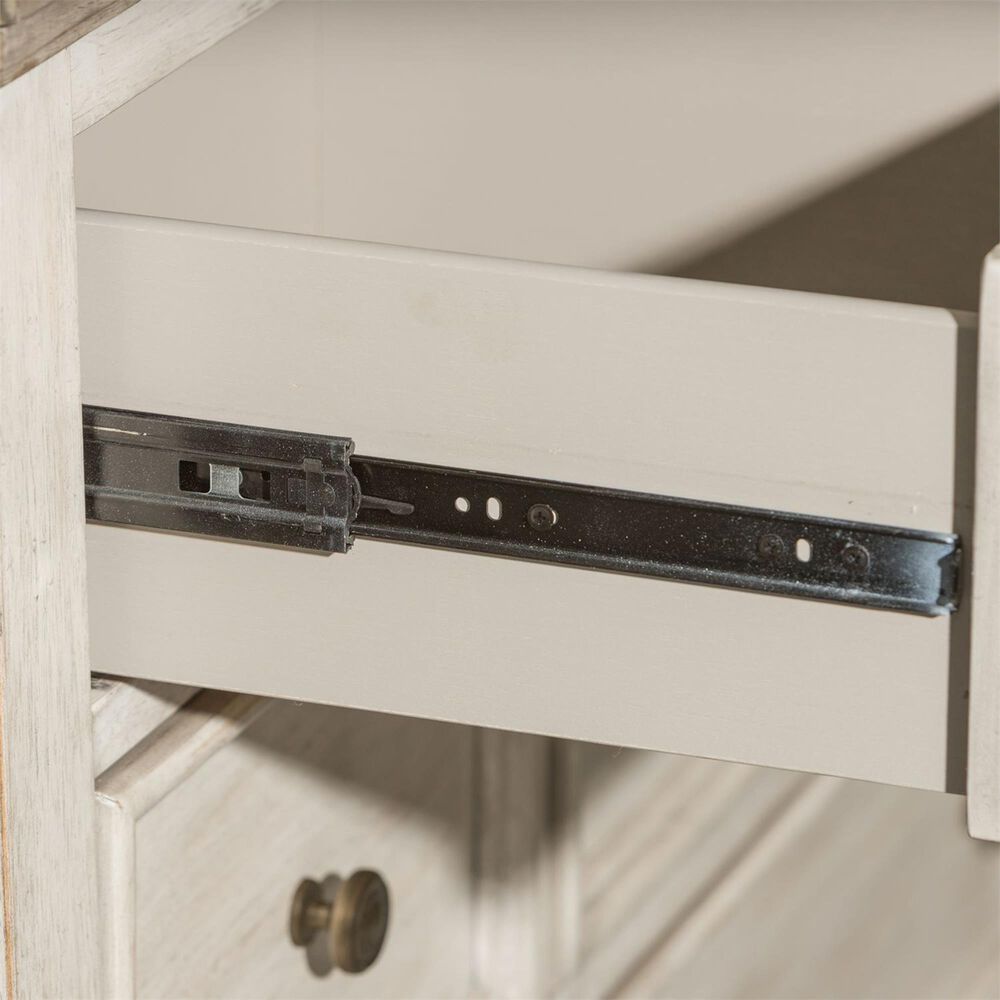 Belle Furnishings Heartland 3 Piece King Bedroom Set in Antique White, , large