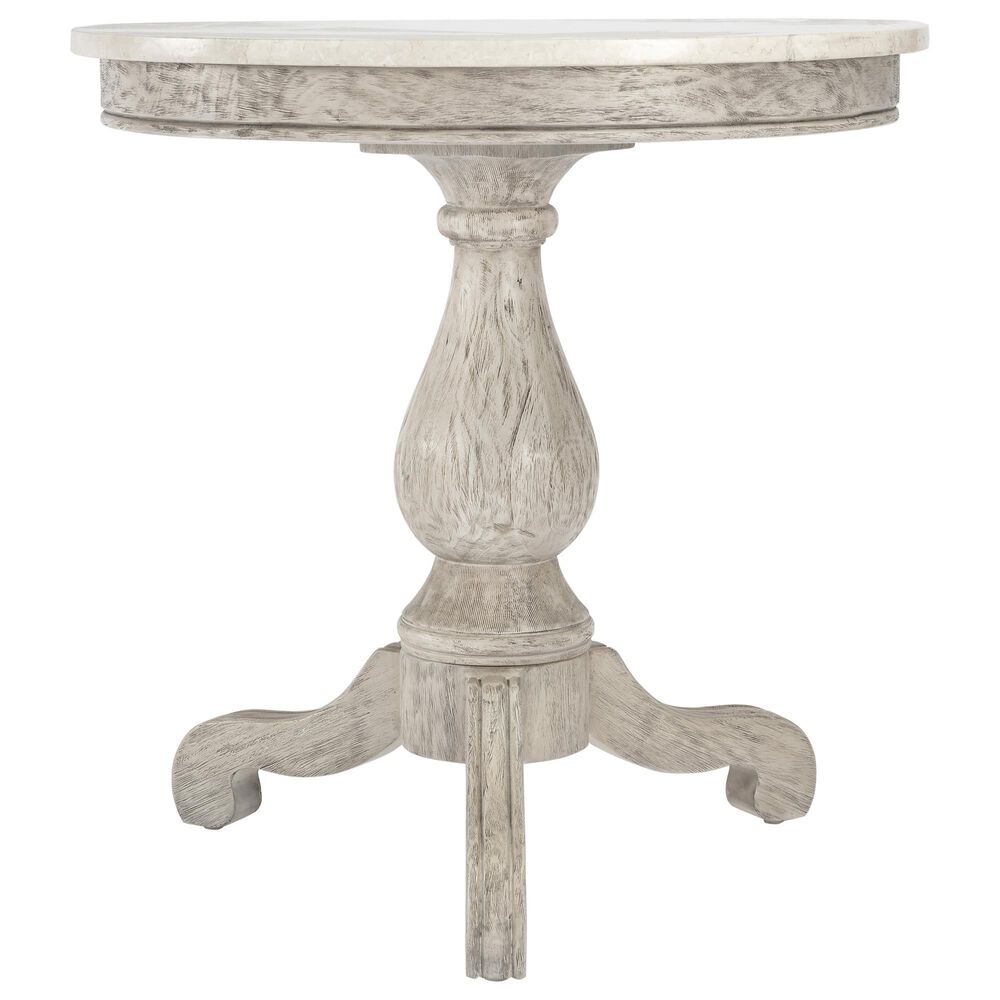Butler Danielle Accent Table in Rustic Grey and Marble, , large