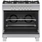 Fisher & Paykel 36" Freestanding Classic Dual Fuel Ranges in Stainless Steel, , large