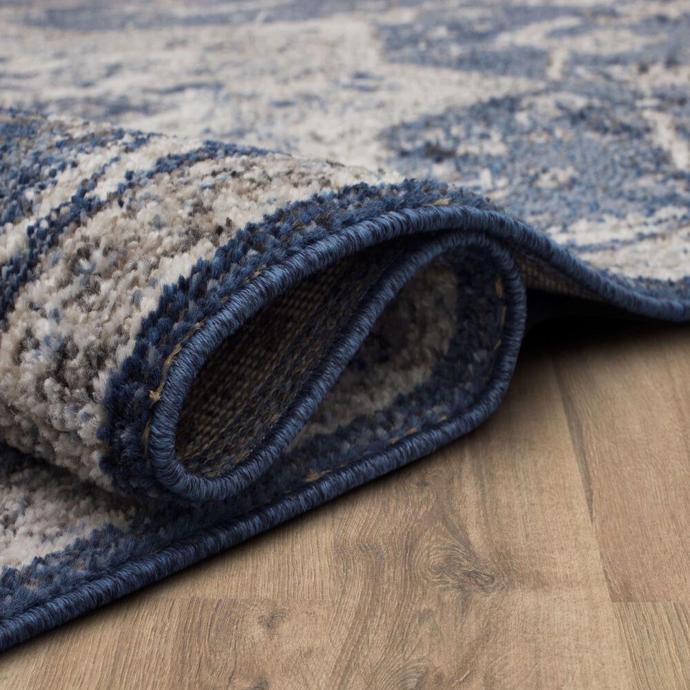 Mohawk Whimsy R1108 Denim Blue 5'3" x 8' Area Rug, , large