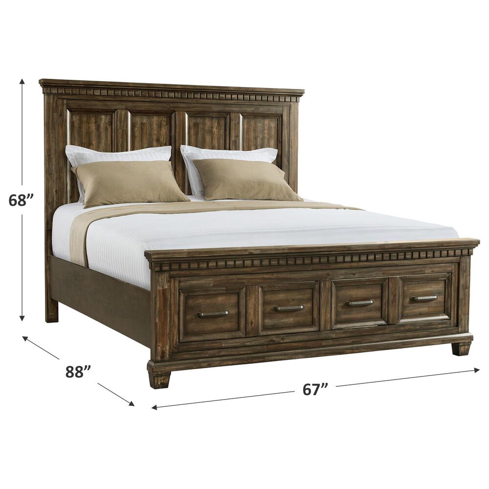 Mayberry Hill Mccoy Queen Storage Bed in Charcoal, , large