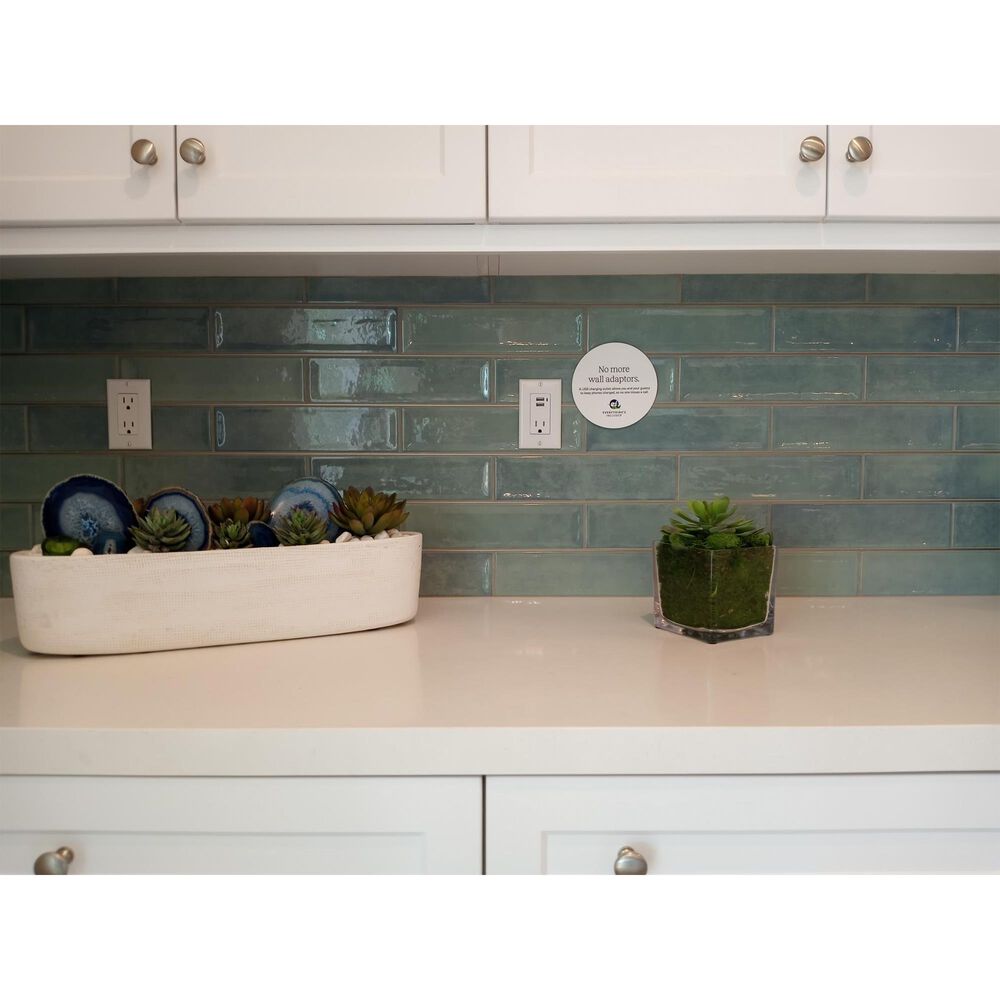 Emser Raku Ocean 3&quot; x 12&quot; Glossy Ceramic Tile, , large