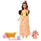 Disney Princess Belle Fashion Doll with Dog Figure in Yellow, , large