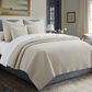 Levtex Pick-Stitch Artisan 20" x 20" Throw Pillow in Taupe, , large