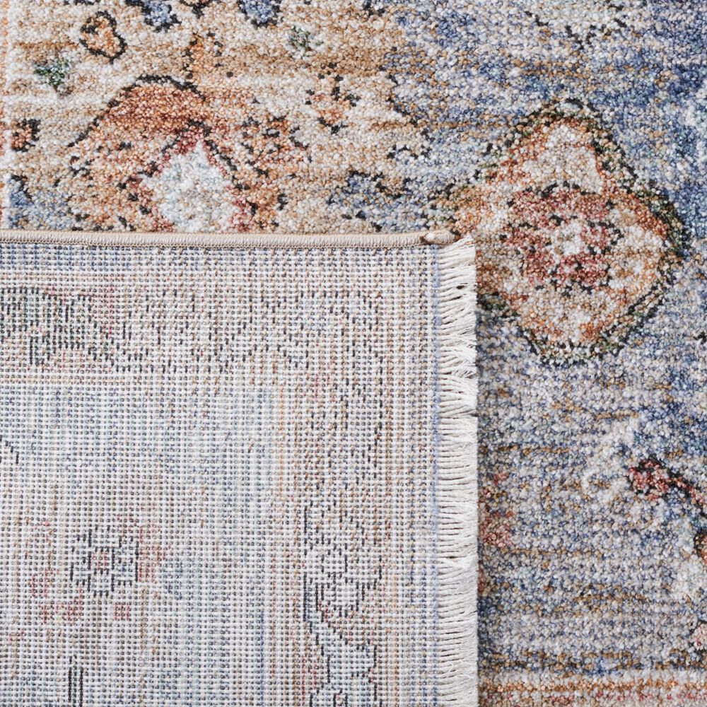 Safavieh Jasmine 2&#39;2&quot; x 9&#39; Blue and Gold Runner, , large