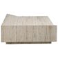 Furniture Worldwide Daxton Cocktail Table in White Travertine, , large