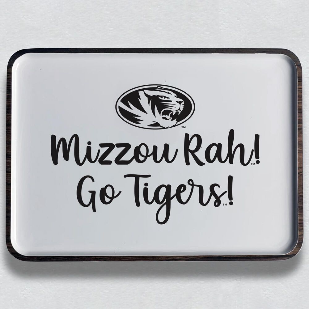 Valiant Gifts Missouri Spirit Mango Wood Tray in Black, , large