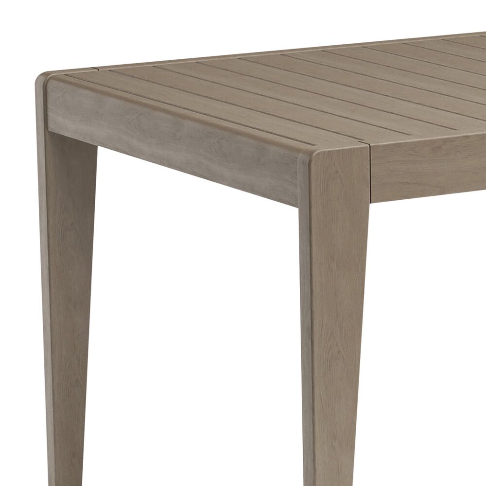 Homestyles Sustain Patio Dining Table in Stain Brown - Table Only, , large