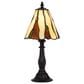 Cal Lighting 14" Tiffany Accent Lamp in Dark Bronze, , large