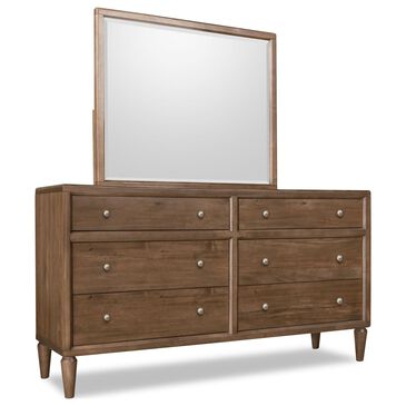 Urban Home Langley 6-Drawer Dresser and Mirror in Autumn Forest, , large