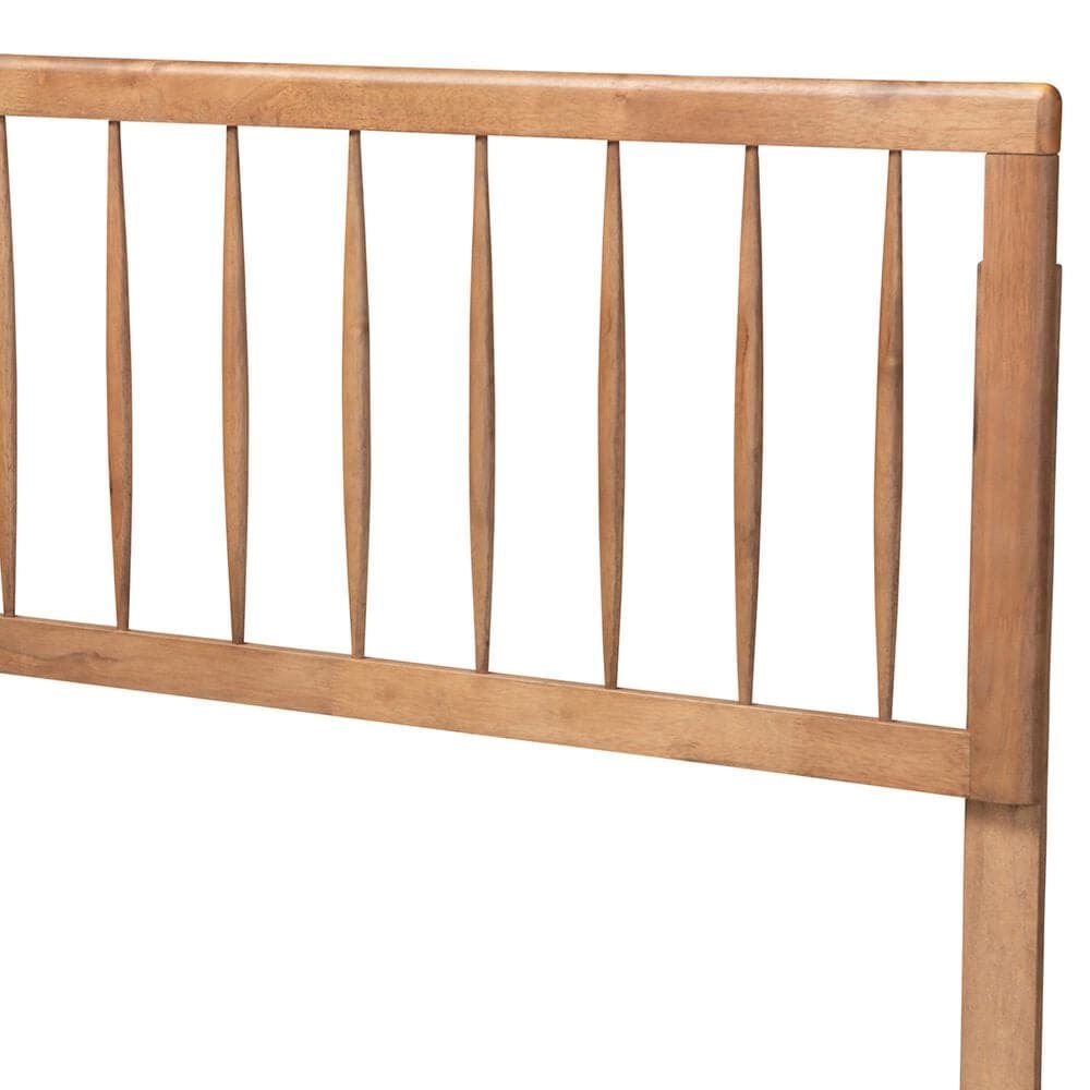 Baxton Studio Valin Queen Headboard in Ash Walnut, , large