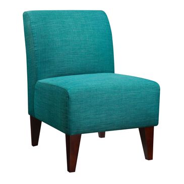 Mayberry Hill Scarlett Slipper Chair in Teal, , large