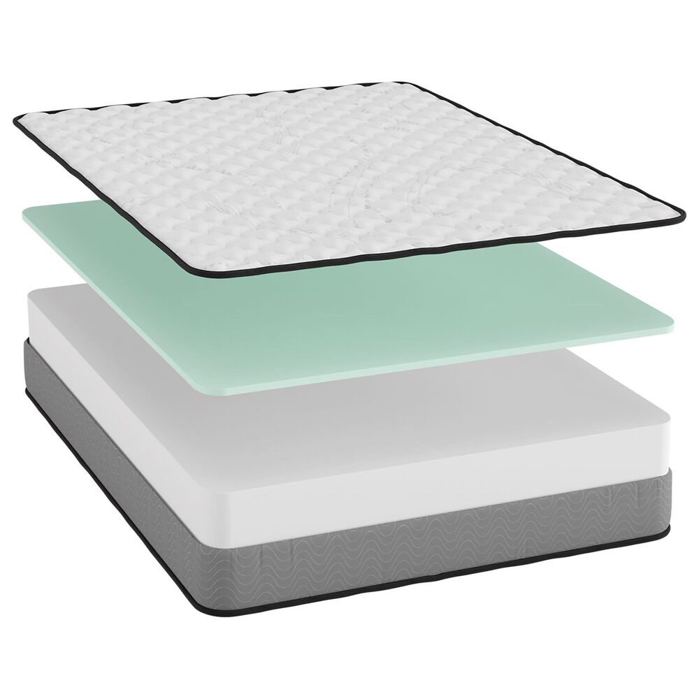 Southerland Quilt 8&quot; Medium Foam King Mattress with High Profile Box Spring, , large