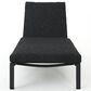 Hearth and Haven Navan Outdoor Foldable and Stackable Chaise Lounge in Dark Grey, , large