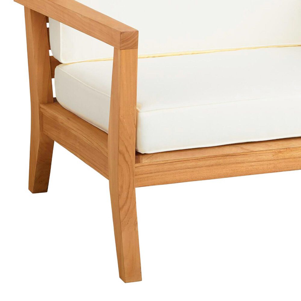 Linon Home Decor Carenen Patio Arm Chair in White, , large