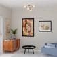 Vaxcel Orbit 4-Light Semi Flush Mount in Muted Brass, , large