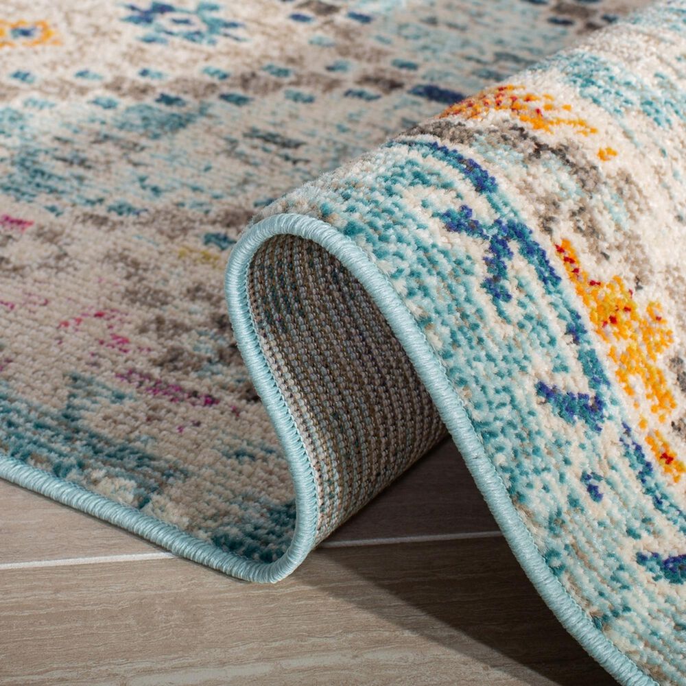 Safavieh Madison MAD418K 10&#39; x 14&#39; Blue and Yellow Area Rug, , large