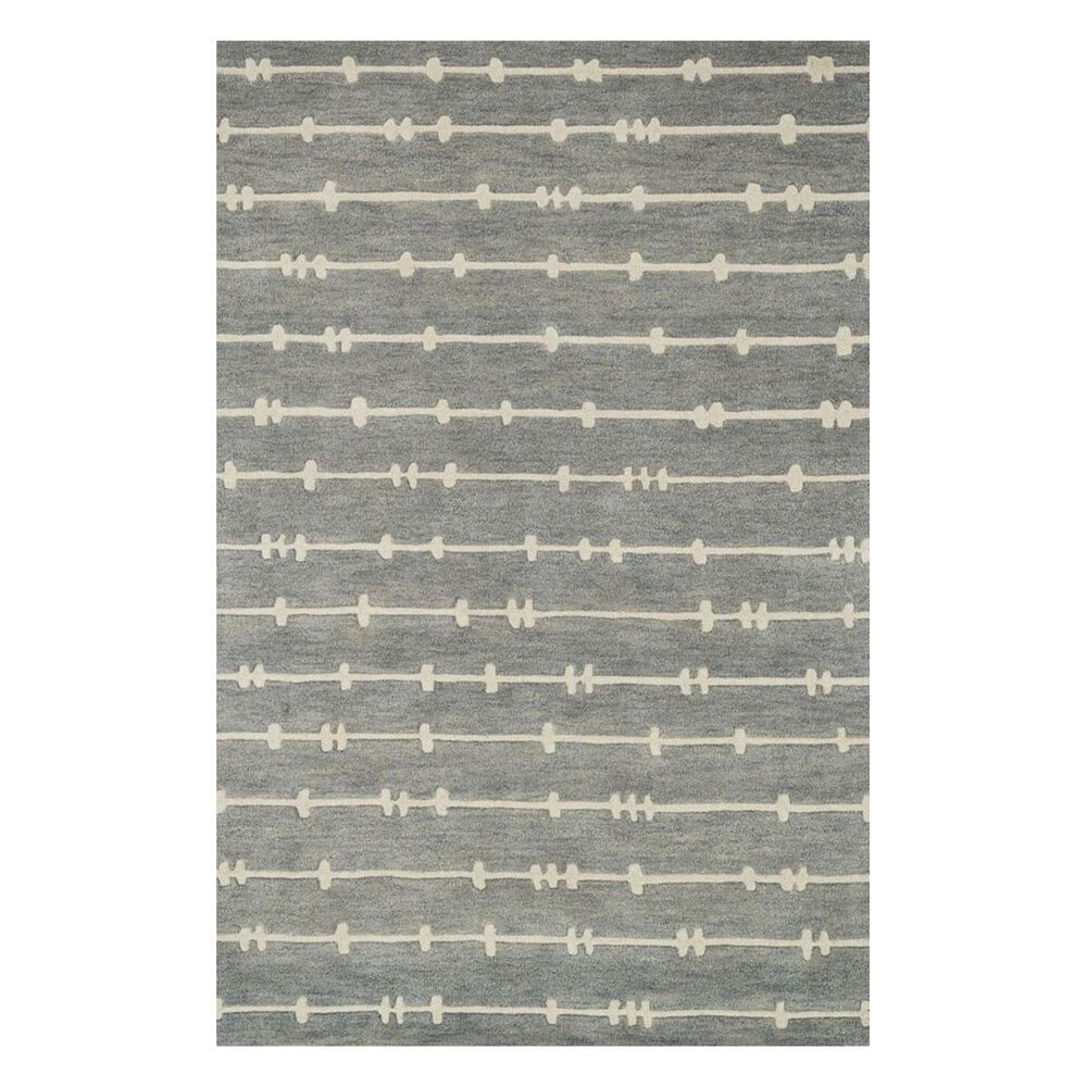 Loloi Nova NV-04 7"6" Square Grey/Ivory Area Rug, , large