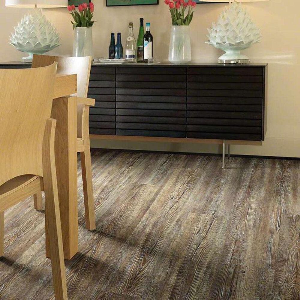 Shaw Cornerstone Plank Tattered Barnboard 7" x 48" Luxury Vinyl Plank, , large