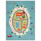Safavieh Kids Playhouse KPH202M 3"3" x 5"3" Blue and Green Rug, , large