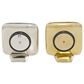 Maple and Jade Square Contemporary Table Clock in Silver and Gold (Set of 2), , large