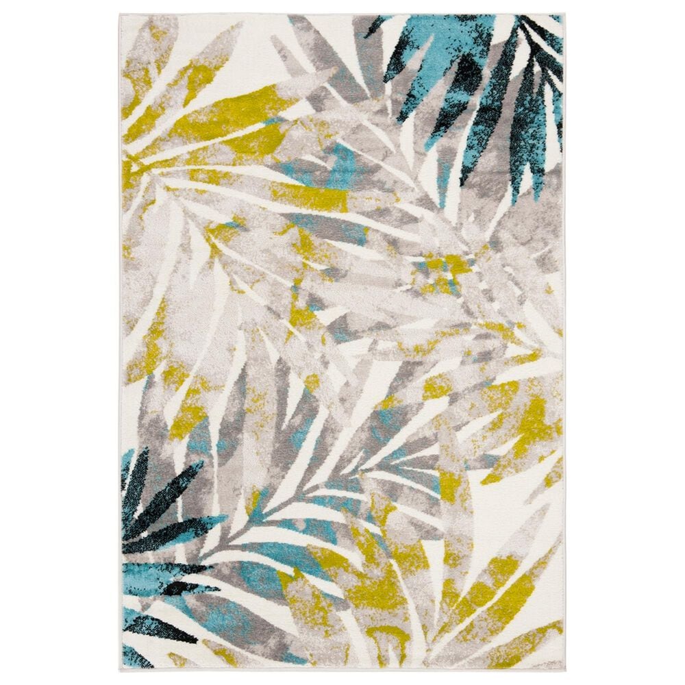 Safavieh Skyler SKY189G 3" x 5" Gray and Green Area Rug, , large
