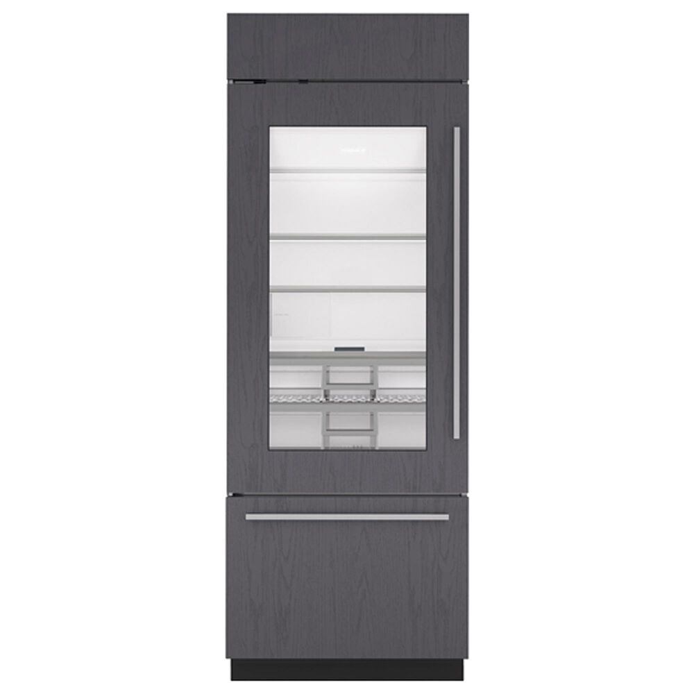 Sub Zero 30" Classic Over-and-Under Refrigerator/Freezer with Glass Door - Panel Ready, , large