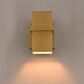 Vaxcel Lavage 1-Light Outdoor Wall Sconce in Honeycomb Gold, , large