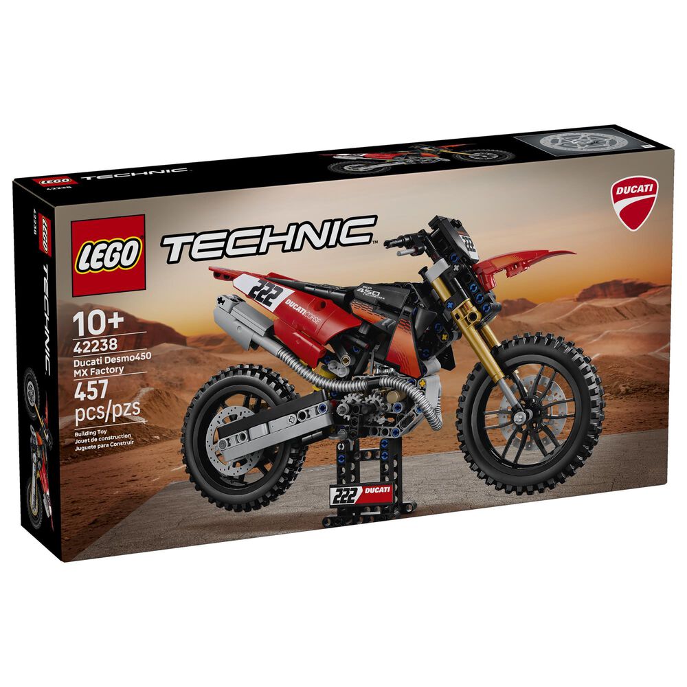 LEGO Technic Ducati Desmo450 MX Factory Motorcycle Building Set, , large