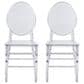 Rta Products Llc Ghost Stackable Side Chair in Clear (Set of 2), , large