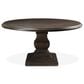 Home Trends & Design Nimes 60" Round Dining Table in Vintage Brown - Table Only, , large