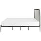 Richlands Furniture Kent King Platform Bed in Oiled Bronze, , large