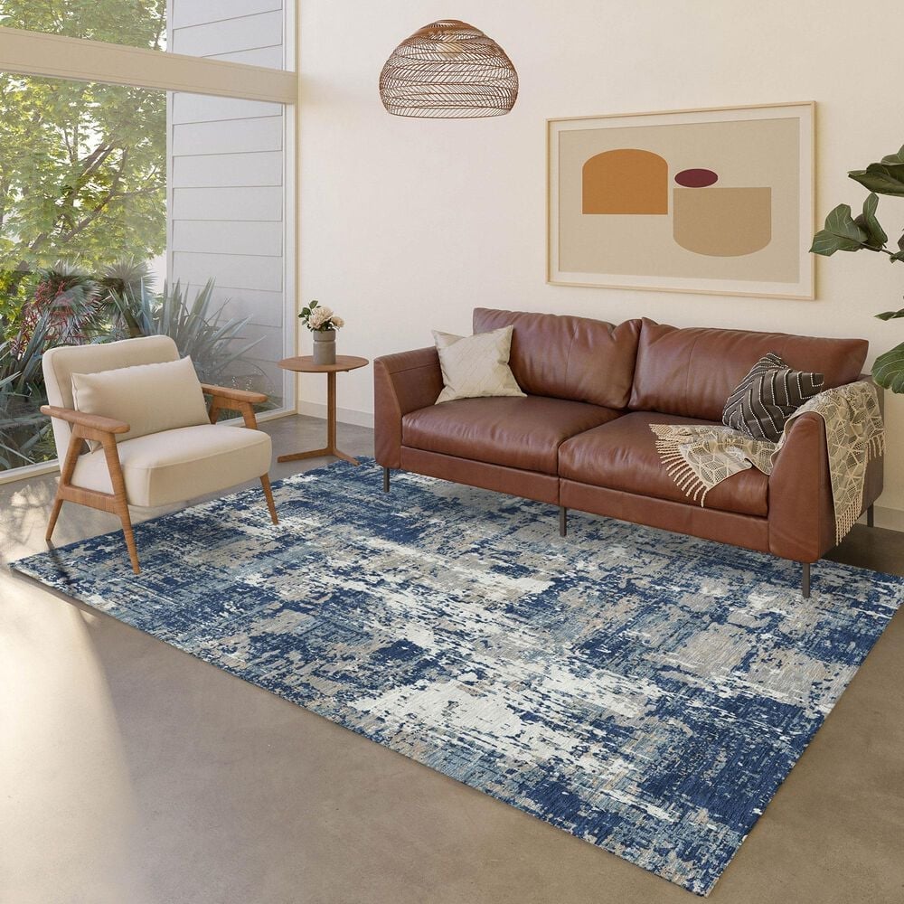 Dalyn Rug Company Kochi KC7 Navy 10&#39; x 14&#39; Area Rug, , large
