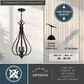 Vaxcel Monrovia 3-Light Pendant in Royal Bronze, , large