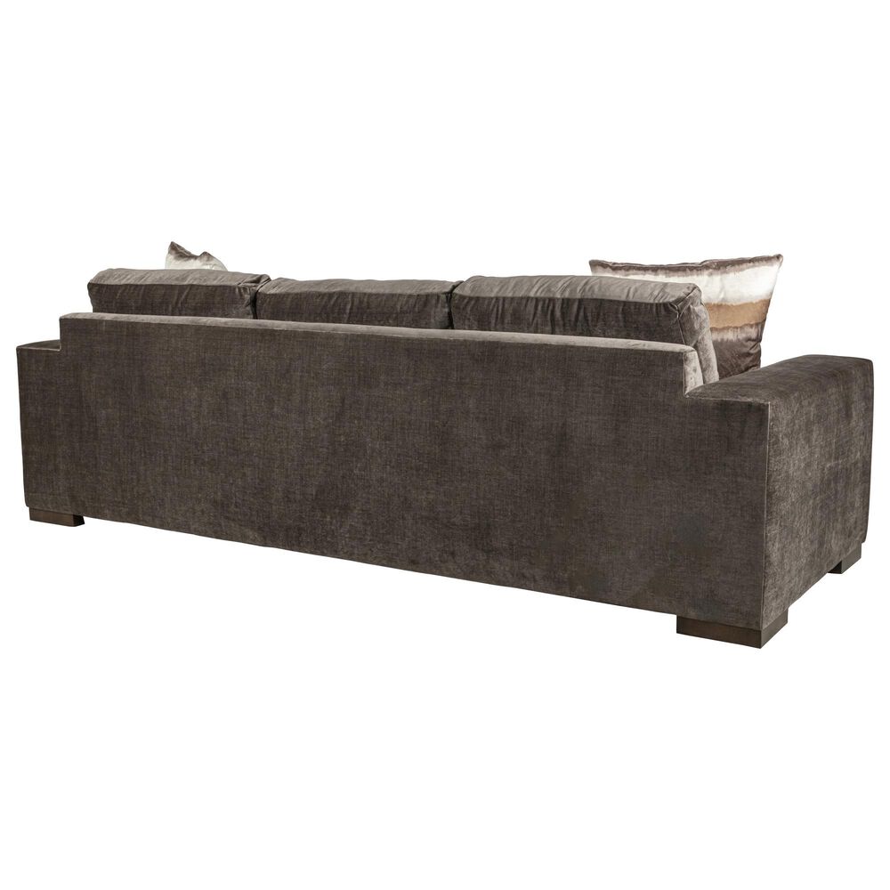 Massoud Manufacturing Modern Stationary Sofa in Drew Espresso, , large