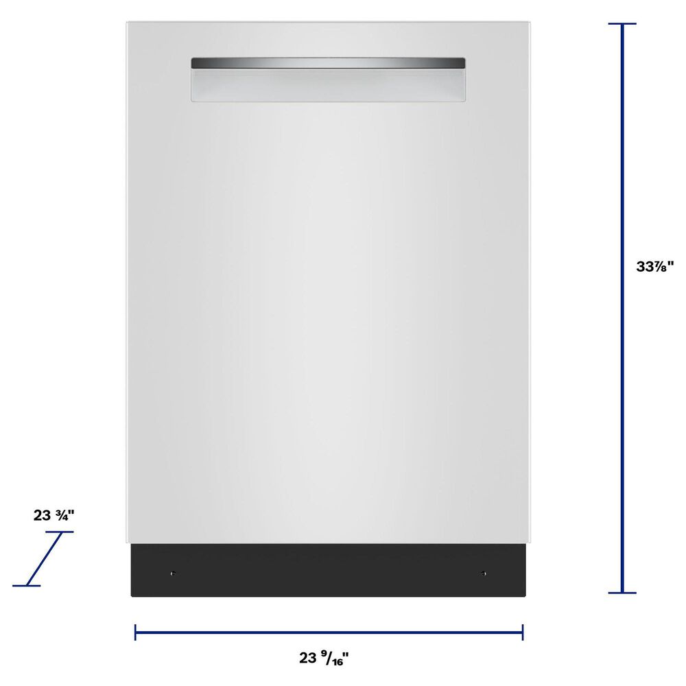 Bosch 500 Series 24&quot; Built-In Pocket Handle Dishwasher with 8 Wash Cycles in White, , large
