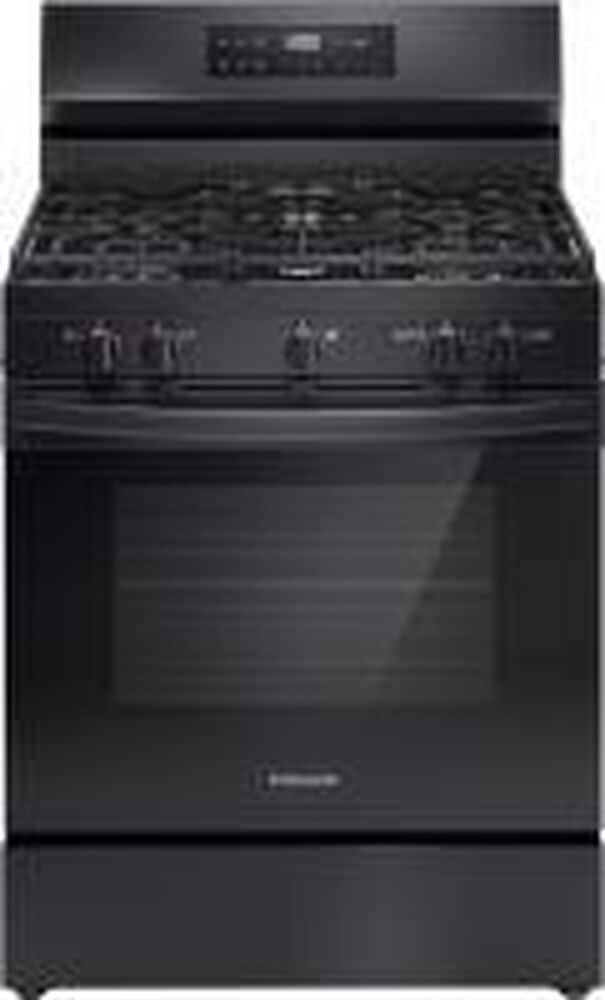 Frigidaire 30" Freestanding Natural Gas Range in Black, , large