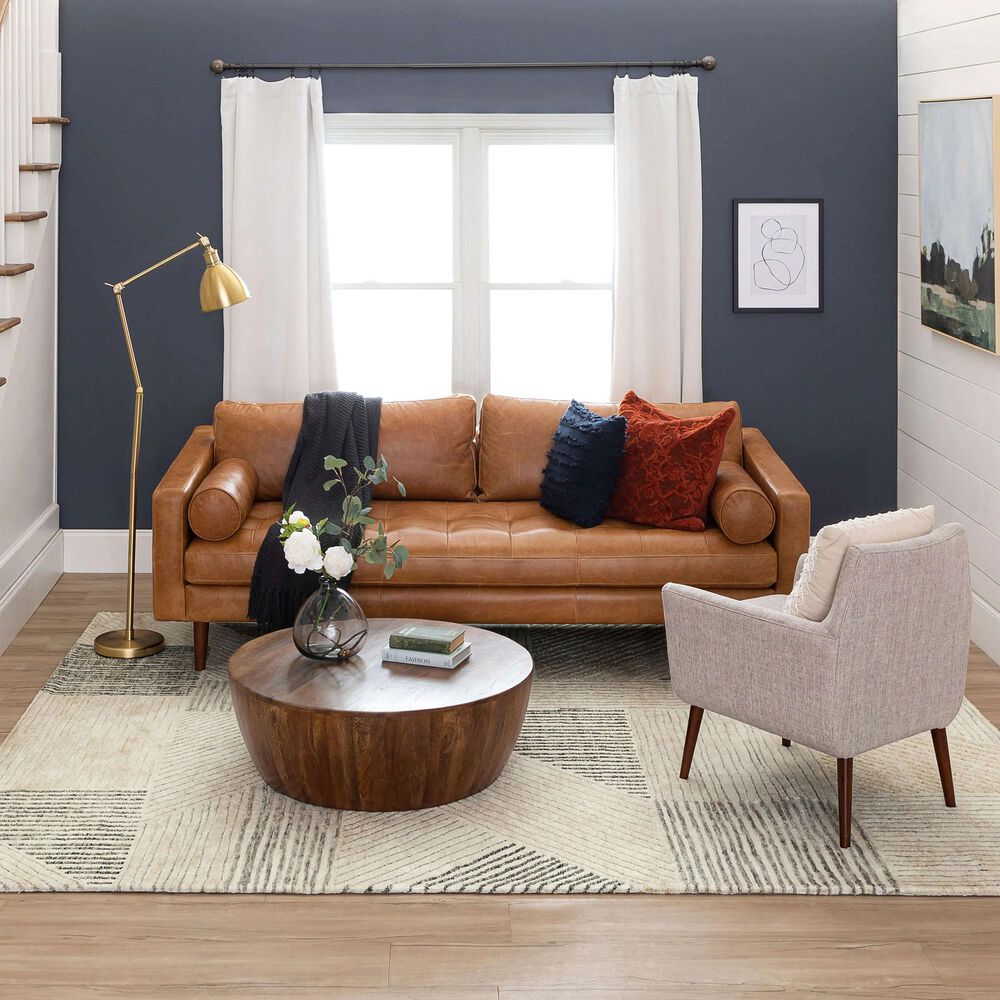Drew and Jonathan Home Bowen Central Valley 9&#39;6&quot; x 12&#39;11&quot; Tan Area Rug, , large
