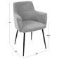 Lumisource Andrew Dining Chair in Black/Gold (Set of 2), , large