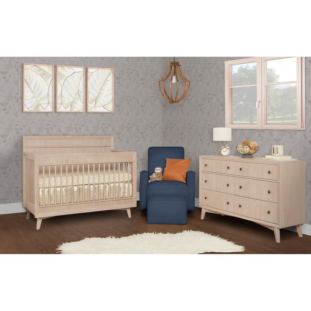 Evolur Antilia 4-In-1 Convertible Crib in Sand Castle Oak, , large