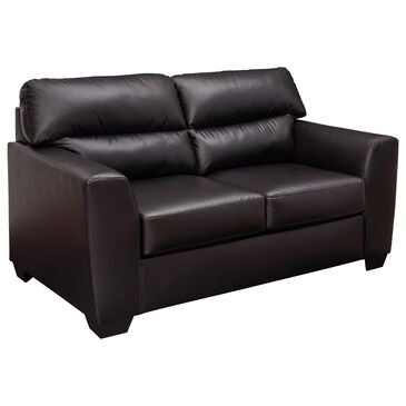 Ashley Glennbre Stationary Loveseat in Midnight, , large