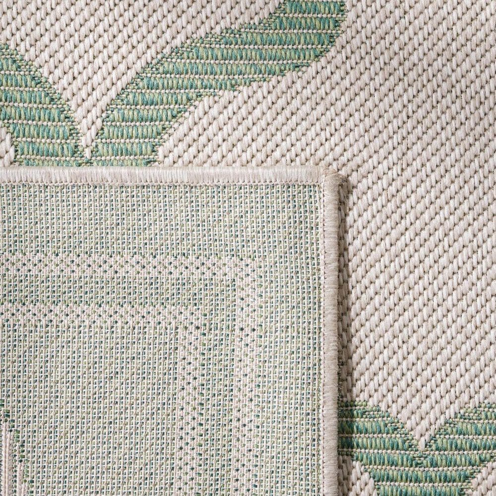 Safavieh Bermuda 3&#39; x 5&#39; Beige and Green Indoor/Outdoor Area Performance Rug, , large