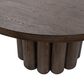 Classic Home Tiber Dining Table Base in Toasted Brown, , large
