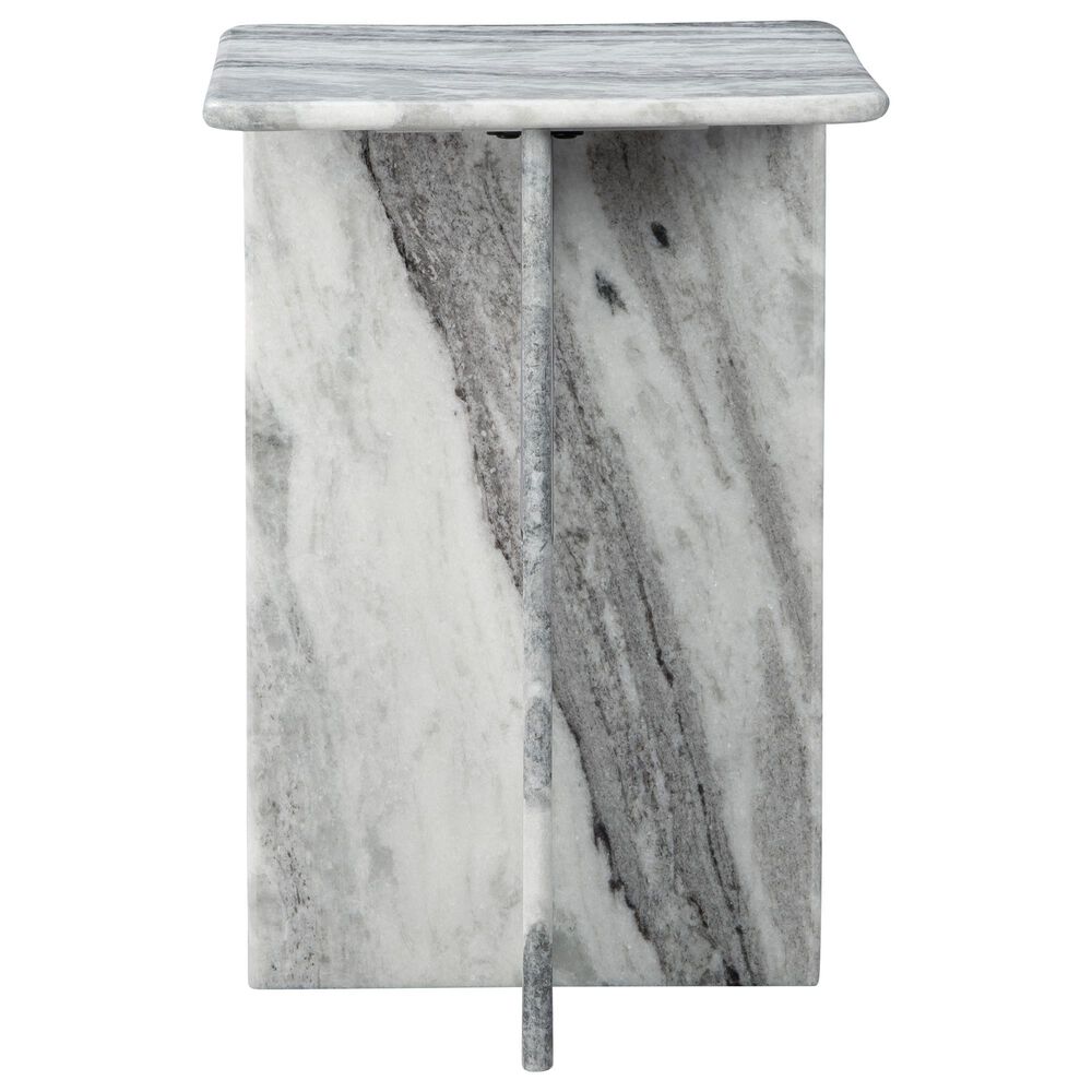 Ashley Keithwell Square Accent Table in Gray and White, , large
