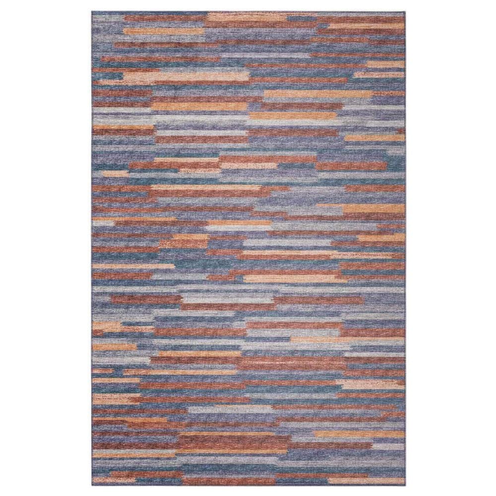 Dalyn Rug Company Sedona Striped 3" x 5" Denim Indoor/Outdoor Area Performance Rug, , large