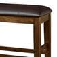 Ashley Ralene 25.38 Faux Leather Dining Bench in Medium Brown, , large