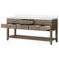 Lexora Home Norwalk 72" Double Bathroom Vanity in Grey Oak with White Carrara Marble Top and Rectangle Sink, , large
