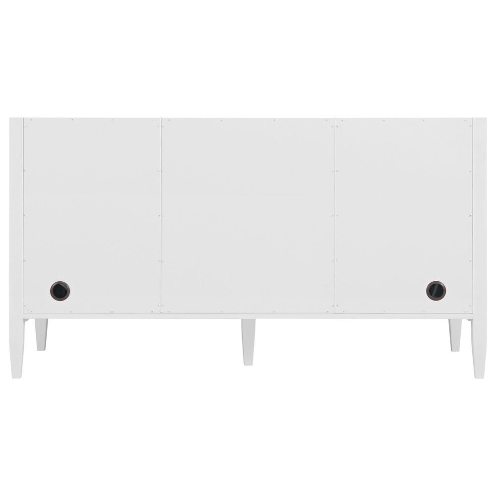 James Martin Vanities Myrrin 60" Double Bathroom Vanity in Bright White with 3 cm Eternal Jasmine Pearl Silestone Top, Rectangular Sinks and FreePower Wireless Charger, , large